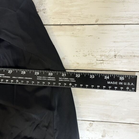 Swimsuits For All Sarong Front One Piece Swimsuit Black Plus Size 34 - Picture 15 of 16